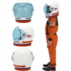 Astronaut Helmet Space Helmet with Blue Movable Visor Party Costume School Classroom Dress Up Pretend Role Play Party Supplie...