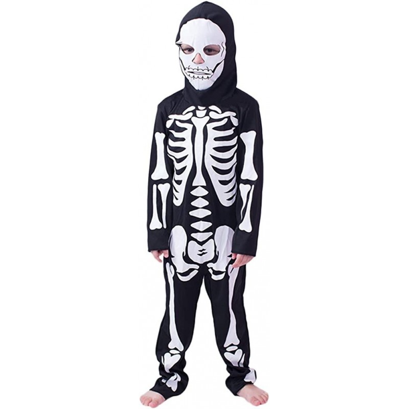 Halloween Kids Costume-Full Face Hoodie Skeleton Costumes for Boys Toddler Infant Children Horror Dress-up $34.24 Kids' Costumes