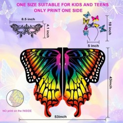 Butterfly Wings For Girls Butterfly Costume Fairy Wings Shawl 3PCS Butterfly Cape Kids Gifts Christmas Party. $32.49 Kids' Co...