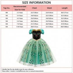 Girls Anna Princess Costume Frozen Elsa Snow Queen Dress Halloween Cosplay Xmas Birthday Party Gown (w/Accessories) $57.02 Ki...