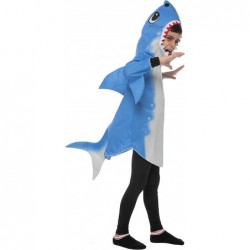 Halloween Blue Unisex Shark Costume for Child Halloween Trick-or-Treating $30.20 Kids' Costumes