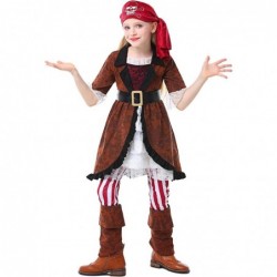 Pirate Princess Costume for Girls Pirate Costume Kids Halloween Costume Pirate Dress for Girls $68.94 Kids' Costumes