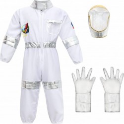 Astronaut Costume for Kids Kids Astronaut Costume Space Pilot Jumpsuit with Helmet and Gloves for Cosplay Party Halloween $39...