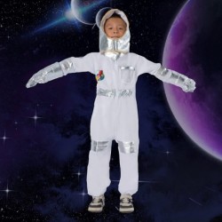 Astronaut Costume for Kids Kids Astronaut Costume Space Pilot Jumpsuit with Helmet and Gloves for Cosplay Party Halloween $39...