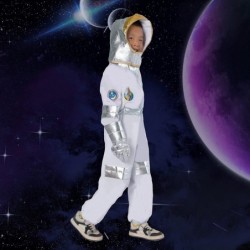 Astronaut Costume for Kids Kids Astronaut Costume Space Pilot Jumpsuit with Helmet and Gloves for Cosplay Party Halloween $39...