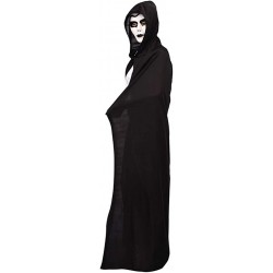 Hooded Cloak Kids Halloween Costume Boys Girls Devil Cape Black Cloak with Hood Cosplay Grim Reaper Cloak 4t - 15t $16.29 Kid...