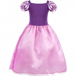 Little Girls Dress Princess Costume Fancy Birthday Party Cosplay Jewelry Accessories Purple Clothes $42.42 Kids' Costumes