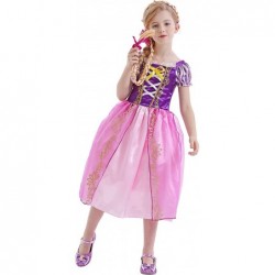 Little Girls Dress Princess Costume Fancy Birthday Party Cosplay Jewelry Accessories Purple Clothes $42.42 Kids' Costumes