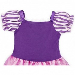 Little Girls Dress Princess Costume Fancy Birthday Party Cosplay Jewelry Accessories Purple Clothes $42.42 Kids' Costumes