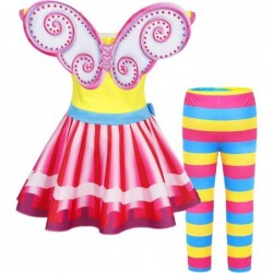 Nancy Costume Dress Leggings with Butterfly Wings Girls Halloween Birthday Party Fancy Dresses Age 2-8 Years $51.97 Kids' Cos...