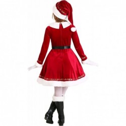 Santa Dress Costume for Girls Santa Claus Dress for Kids $76.98 Kids' Costumes