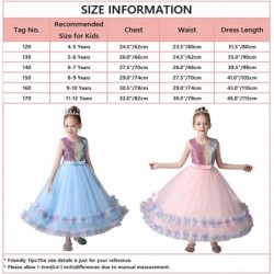 Girl's Unicorn Rainbow Long Tulle Dress Wedding Birthday Princess Carnival Party Performance Dance Pageant Ball Gowns $32.55 ...