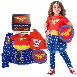 Imagine Girl's Wonder Woman Dress-Up and Super Hero Play Trunk Multi-Costume Role Play Small $66.20 Kids' Costumes