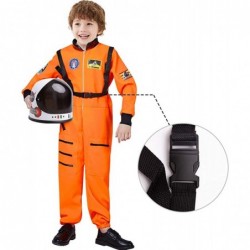 Kids Astronaut Costume Space Suit Role Play Dress Up with Movable Visor Helmet $56.48 Kids' Costumes