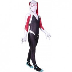 Toddler Kids Spider Verse Gwen Jumpsuit Bodysuit Halloween Costumes $51.36 Kids' Costumes