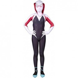 Toddler Kids Spider Verse Gwen Jumpsuit Bodysuit Halloween Costumes $51.36 Kids' Costumes