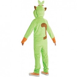 Grookey Pokemon Kids Costume Official Pokemon Hooded Jumpsuit with Ears $46.24 Kids' Costumes