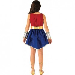 Rubie's Girl's DC Comics WW84 Deluxe Wonder Woman Costume Dress with Gauntlets and Tiara $65.94 Kids' Costumes