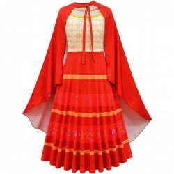 Girls Mirabel Costume Dolores Isabella Dress Madrigal Cosplay Outfits Princess Party Dress Halloween Dress Up Suit $50.82 Kid...