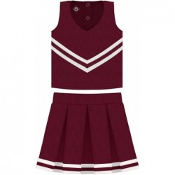 Cheerleader Costume for Girls - 3 Piece Dress with Bloomers - Halloween Kids Cheerleader Uniform $58.42 Kids' Costumes