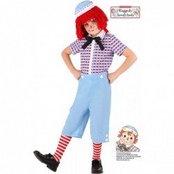 Raggedy Andy Costume for Kids Boys Andy Outfit $65.19 Kids' Costumes