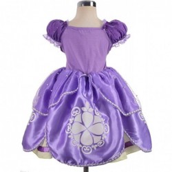 Girls' Princess Dress Up Costume Cosplay Pueple Halloween Xmas Fancy Party Dresses 62 Size 12M-10 $56.99 Kids' Costumes