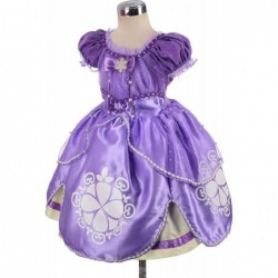 Girls' Princess Dress Up Costume Cosplay Pueple Halloween Xmas Fancy Party Dresses 62 Size 12M-10 $56.99 Kids' Costumes