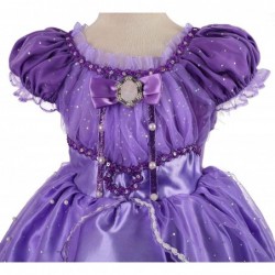 Girls' Princess Dress Up Costume Cosplay Pueple Halloween Xmas Fancy Party Dresses 62 Size 12M-10 $56.99 Kids' Costumes