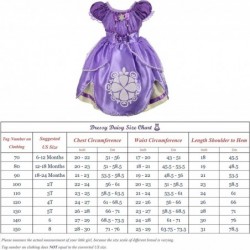 Girls' Princess Dress Up Costume Cosplay Pueple Halloween Xmas Fancy Party Dresses 62 Size 12M-10 $56.99 Kids' Costumes