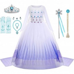 Princess Dress Up Costume Clothes for Little Girls Outfit with Accessories Birthday Party Cosplay $43.28 Kids' Costumes