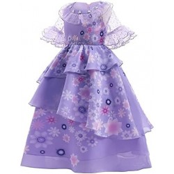 Mirabel Costume Isabella Dress for Girls Pepa Cosplay Outfits Halloween Suit $33.99 Kids' Costumes