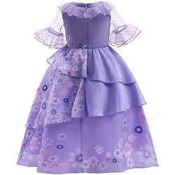 Mirabel Costume Isabella Dress for Girls Pepa Cosplay Outfits Halloween Suit $33.99 Kids' Costumes