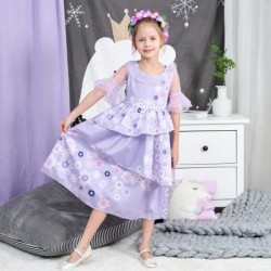 Mirabel Costume Isabella Dress for Girls Pepa Cosplay Outfits Halloween Suit $33.99 Kids' Costumes