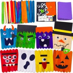 Halloween Crafts Kits for Kids Unfinished Arts and Crafts Supplies DIY Halloween Toys Gifts Childrens Wood Craft Kits for Hom...