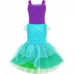 Little Girls Mermaid Costume Dress Up Halloween Fancy Party Cosplay Princess Mermaid Outfit Dress $50.18 Kids' Costumes