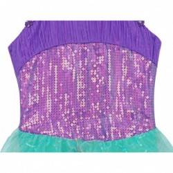 Little Girls Mermaid Costume Dress Up Halloween Fancy Party Cosplay Princess Mermaid Outfit Dress $50.18 Kids' Costumes