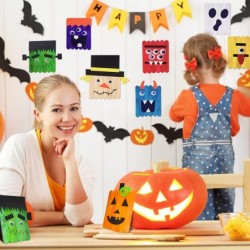 Halloween Crafts Kits for Kids Unfinished Arts and Crafts Supplies DIY Halloween Toys Gifts Childrens Wood Craft Kits for Hom...