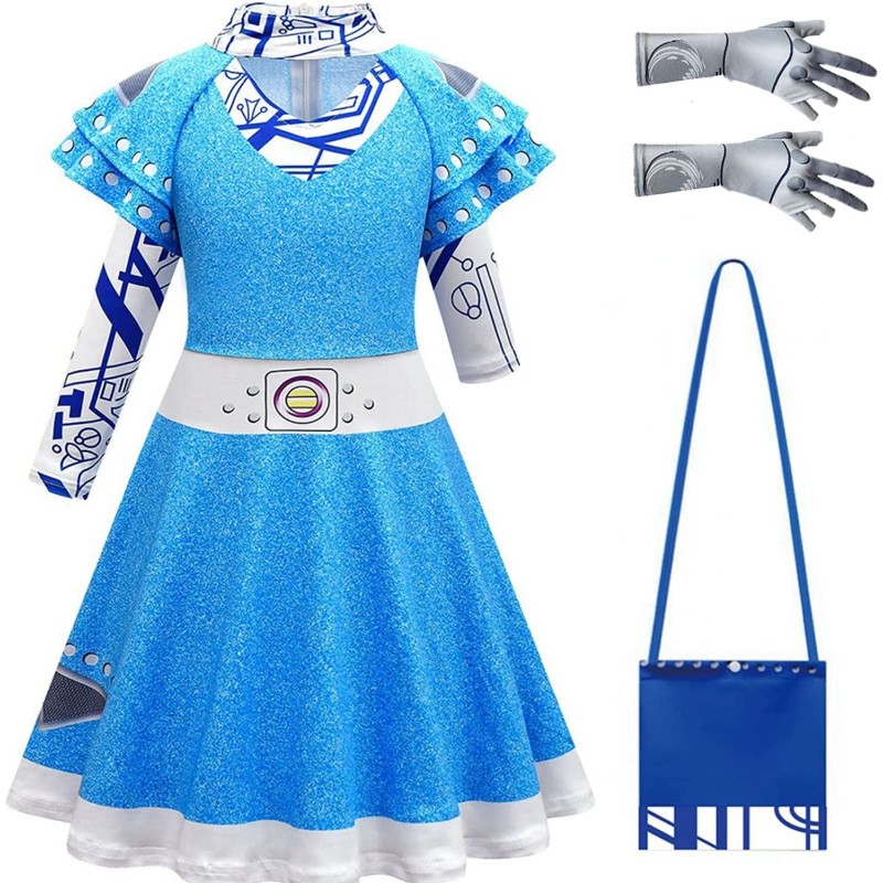 Addiso Costume Cosplay Dress Up Outfit with Bag Gloves for Girls Kids Halloween $34.88 Kids' Costumes