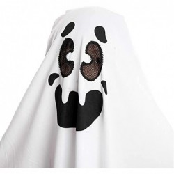 Cute Halloween Ghost Costumes for Girls Boys White Smile Toddler Halloween Costume with Pumpkin Candy Basket Kids Ghost Cape ...