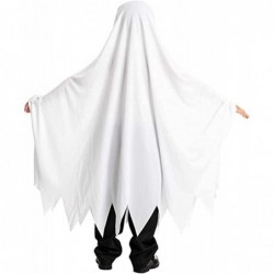 Cute Halloween Ghost Costumes for Girls Boys White Smile Toddler Halloween Costume with Pumpkin Candy Basket Kids Ghost Cape ...