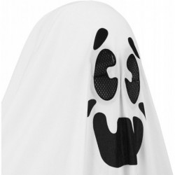 Cute Halloween Ghost Costumes for Girls Boys White Smile Toddler Halloween Costume with Pumpkin Candy Basket Kids Ghost Cape ...