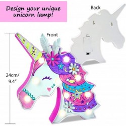 Easy DIY Unicorn LED Night Light Kids Lamp Kit for Girl Crafts – My First Beginner Arts and Crafts Gift STEM STEAM Toys Paint...