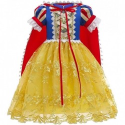 Princess Birthday Dress Girls Snow White Costume Halloween Christmas Fancy Cosplay Party Outfits w/Accessories $36.98 Kids' C...