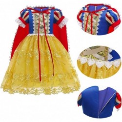 Princess Birthday Dress Girls Snow White Costume Halloween Christmas Fancy Cosplay Party Outfits w/Accessories $36.98 Kids' C...