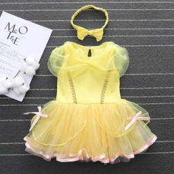 Baby Girls Halloween Costumes Princess Birthday Romper Tutu Dress w/Headband Christmas Party Fancy Outfits $38.20 Kids' Costumes