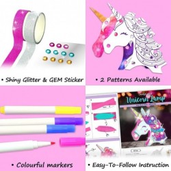 Easy DIY Unicorn LED Night Light Kids Lamp Kit for Girl Crafts – My First Beginner Arts and Crafts Gift STEM STEAM Toys Paint...