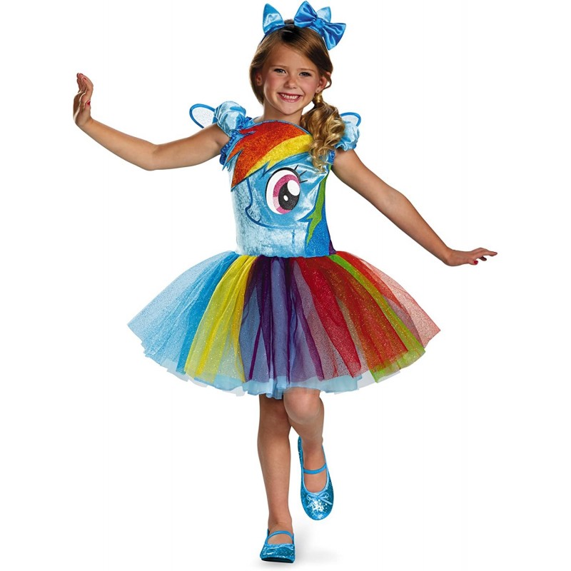 Hasbro's My Little Pony Rainbow Dash Tutu Prestige Girls Costume Small/4-6x $88.86 Kids' Costumes