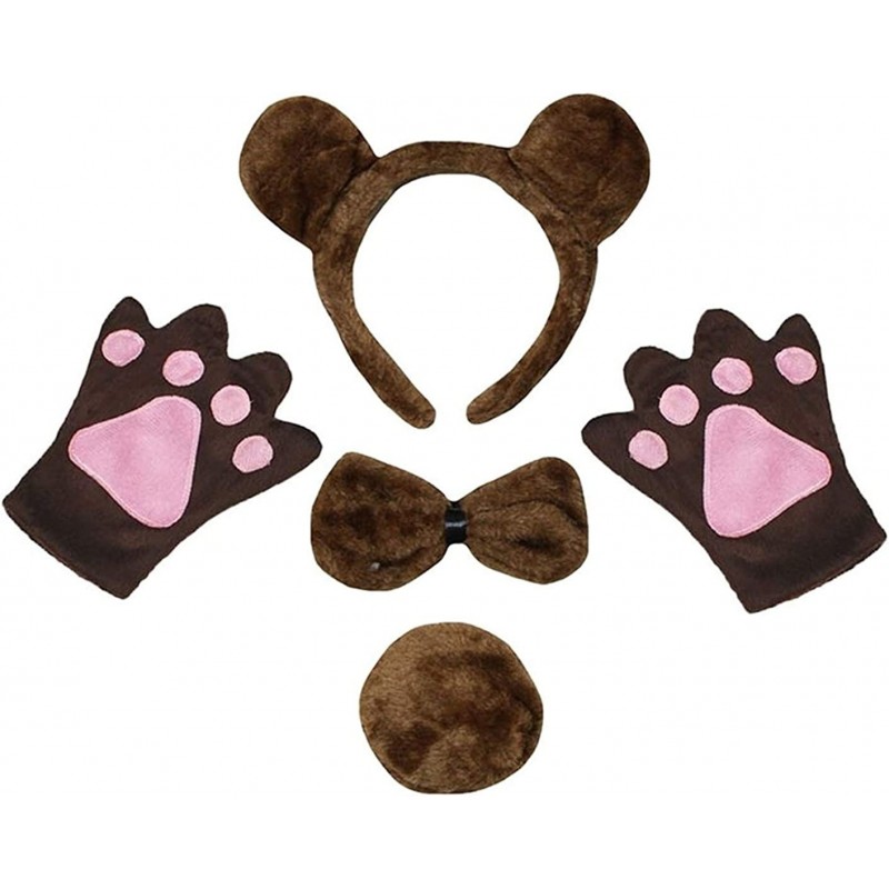 Combined Animal Headband Bowtie Tail Gloves 4pc Costume 1-5y $18.50 Kids' Costumes