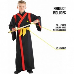 Samurai Boys Costume Ninja Halloween Costumes for Boys - Large $46.55 Kids' Costumes