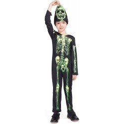 Halloween Costume Glow in the Dark Skeleton costume Halloween Skeleton outfit for Boys Girls $34.99 Kids' Costumes